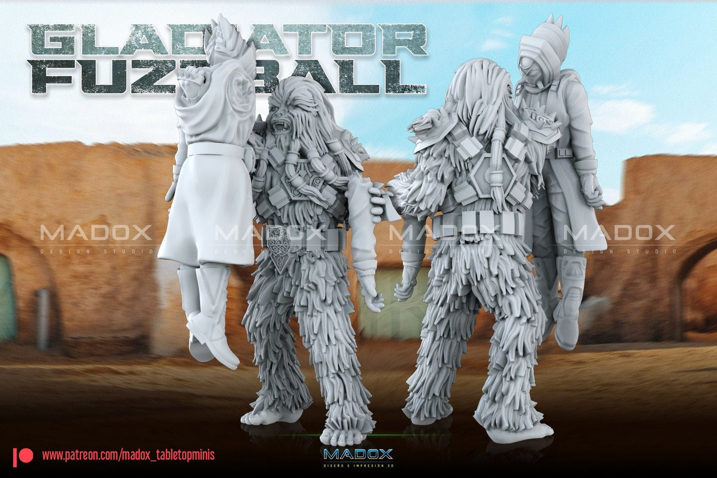 Legion Gladiator Fuzzball (Custom Order) - product image 3 of 3