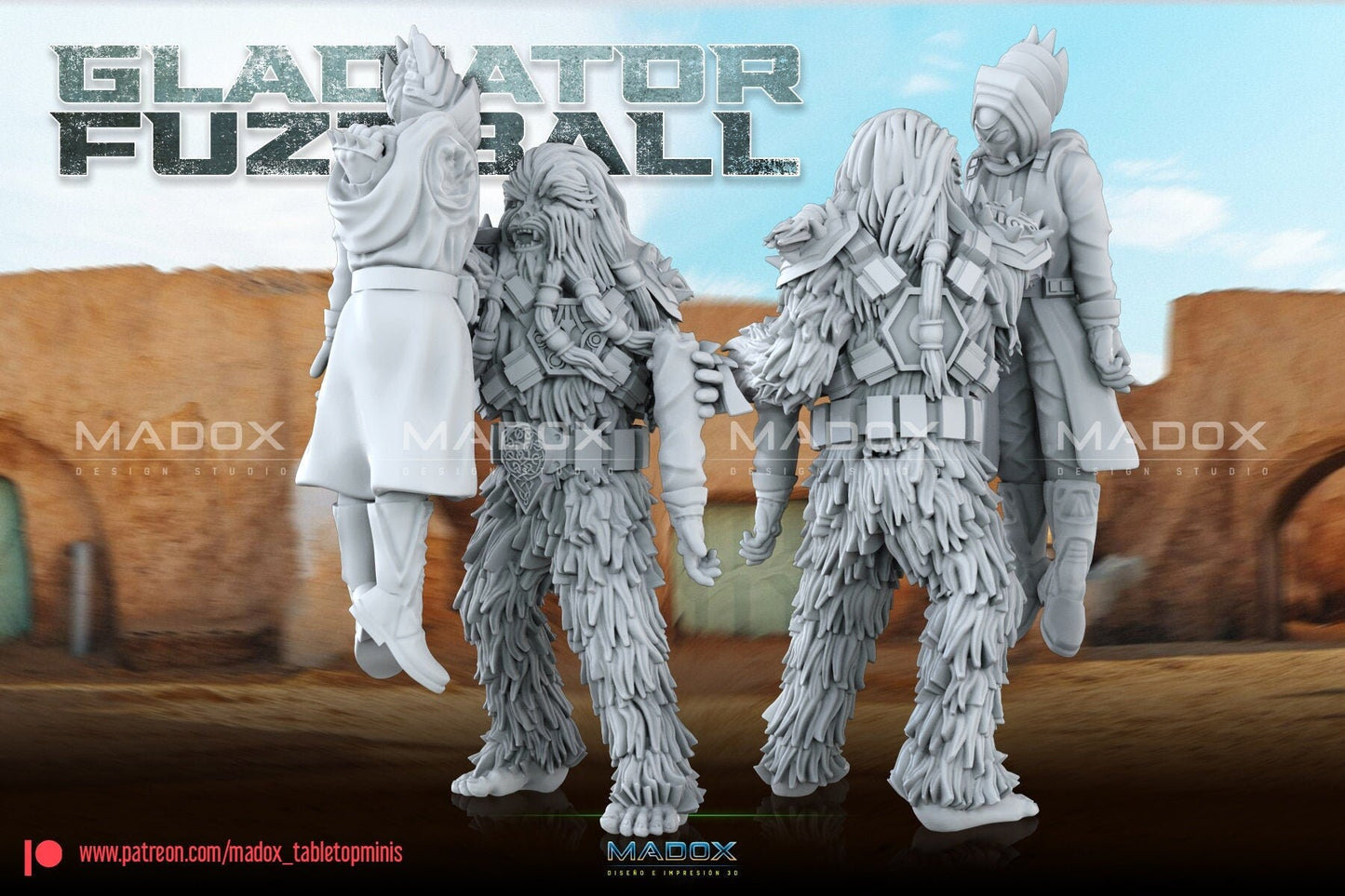Legion Gladiator Fuzzball (Custom Order) - product image 3 of 3