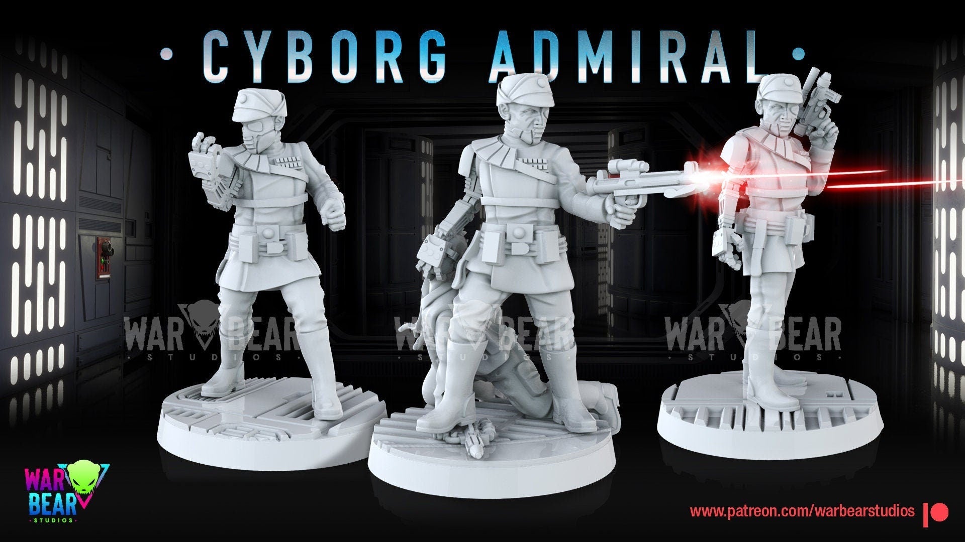 Legion Cyborg Admiral (Custom Order) - product image 1 of 4