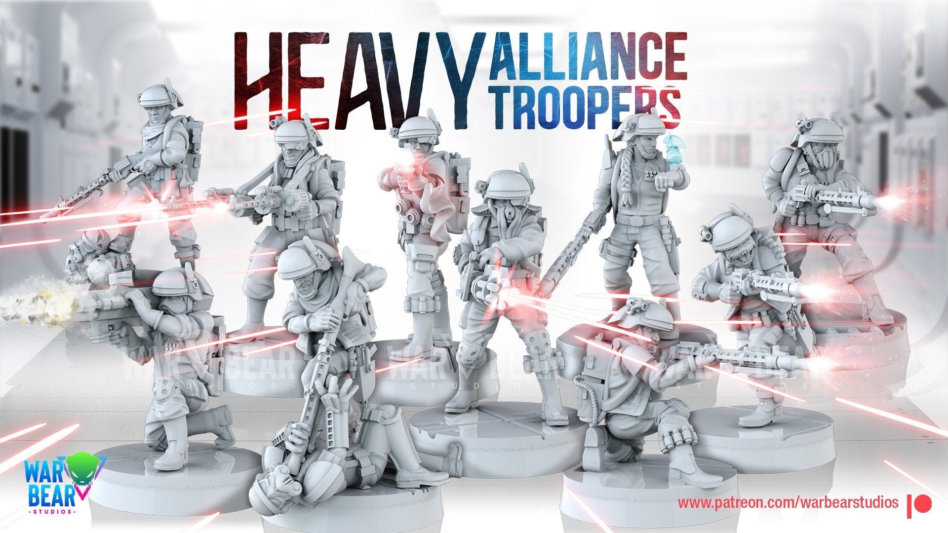 Legion Heavy Alliance Troopers (Custom Order) - product image 1 of 5