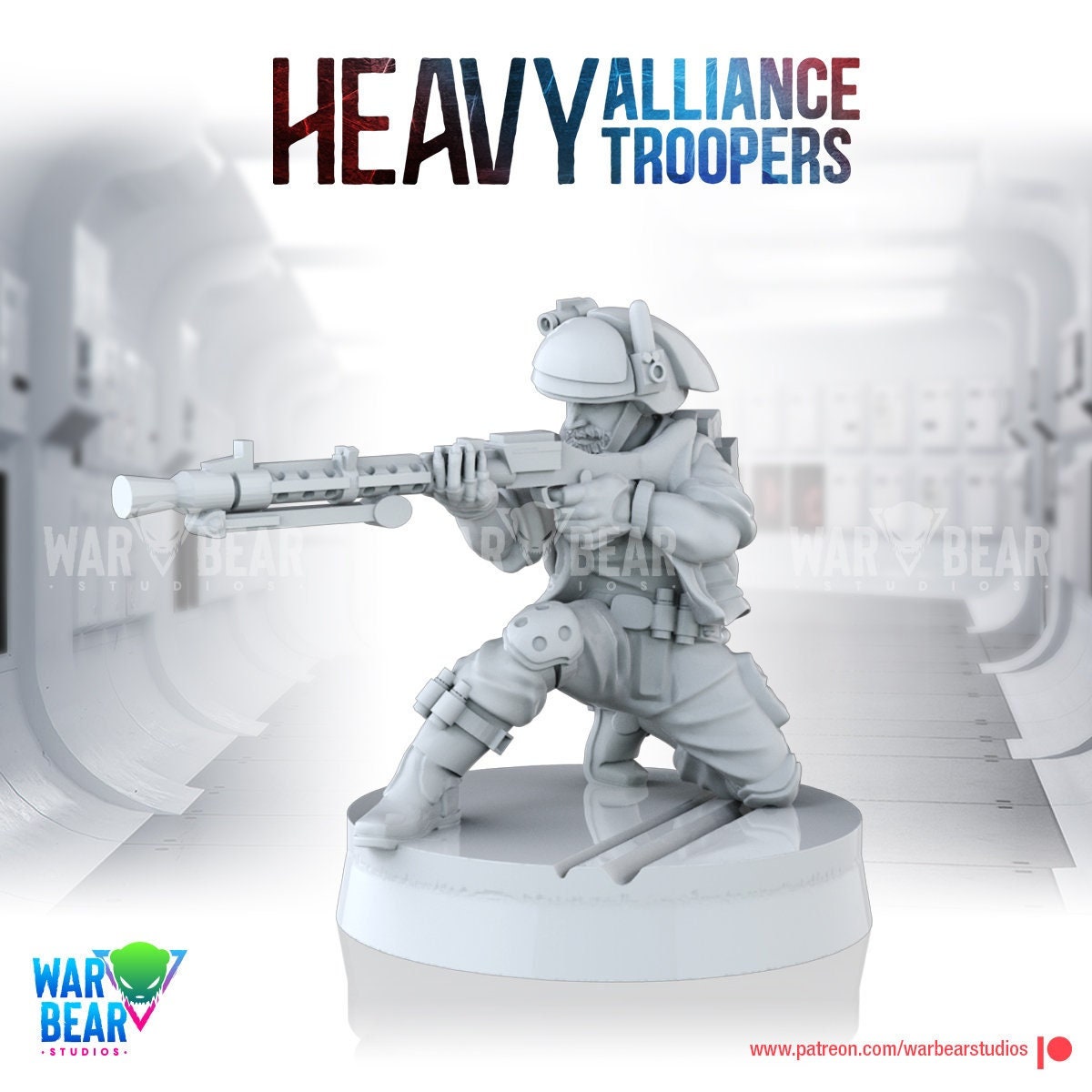 Legion Heavy Alliance Troopers (Custom Order) - product image 2 of 5