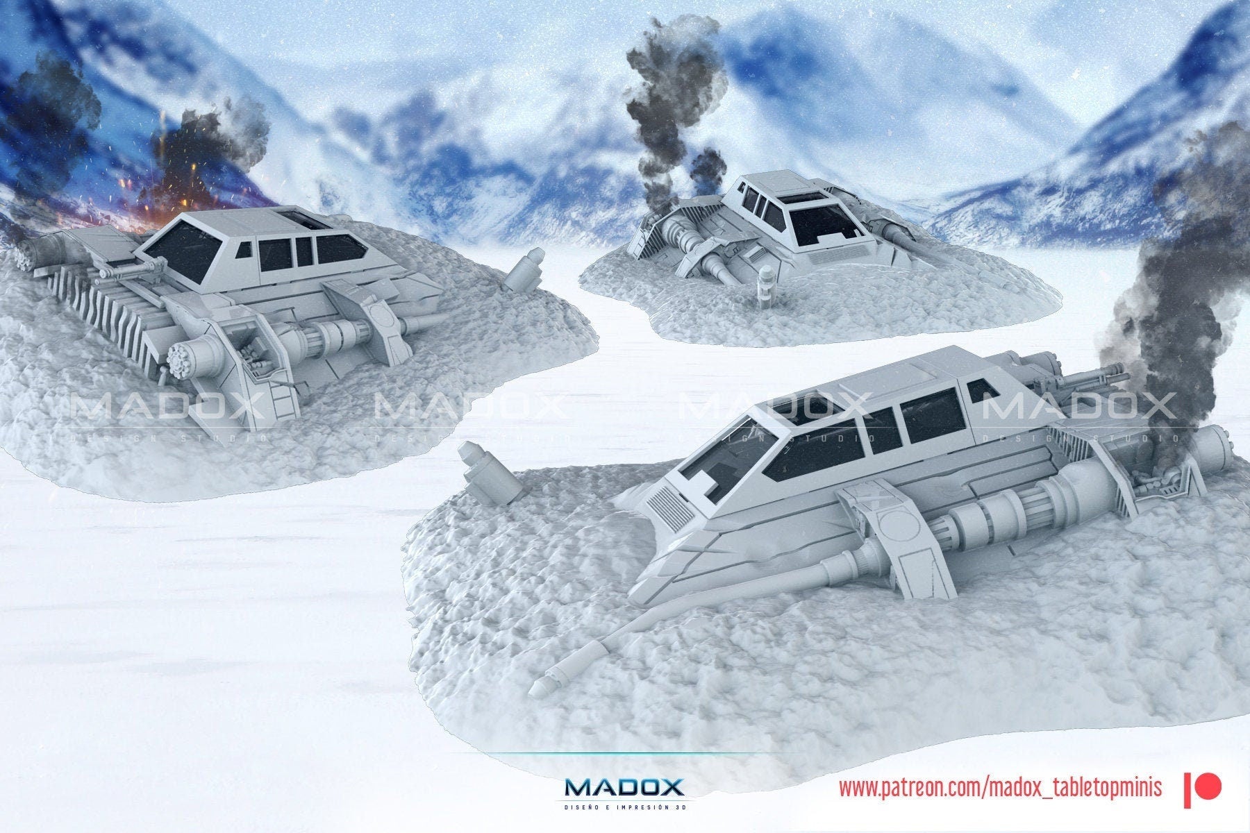 Legion Winter Air Speeder (Custom Order) - product image 3 of 5