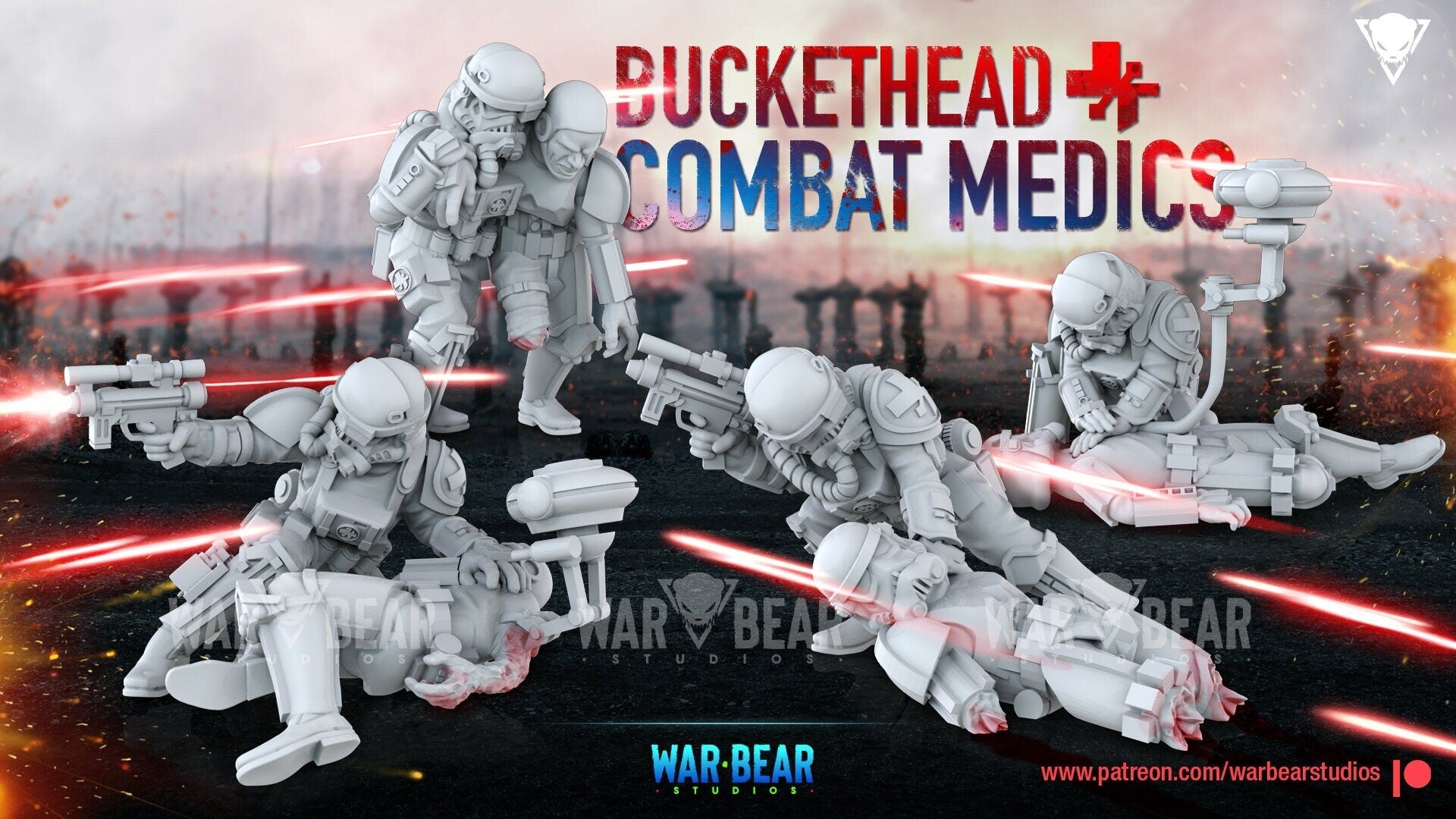 Legion Buckethead Combat Medics (Custom Order) - product image 1 of 5