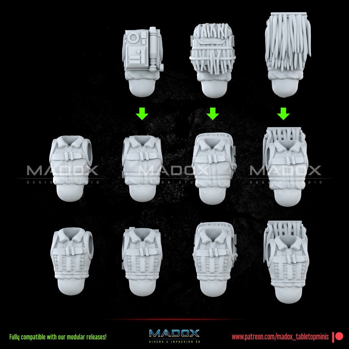 Legion Red Skinned Insurgents (Custom Order) - product image 4 of 5