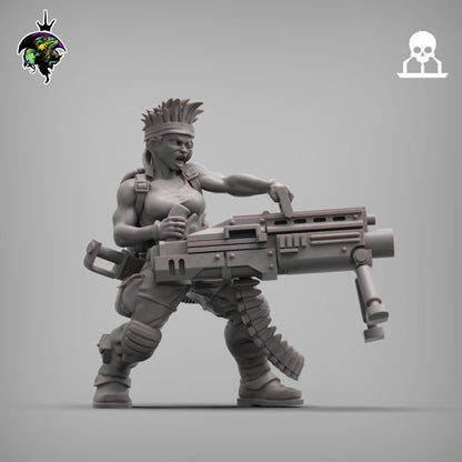 SpaceNam Sgt Hawker - Reptilian Overlords (Custom Order) - product image 4 of 6