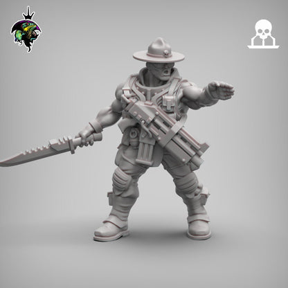 SpaceNam Sgt Major Meatgrinder - Reptilian Overlords (Custom Order) - product image 3 of 3