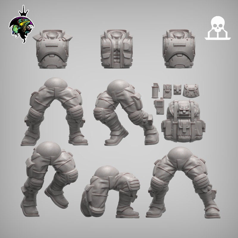 SpaceNam Infantry Squad V2.0 x10 - Reptilian Overlords (Custom Order) - product image 4 of 5