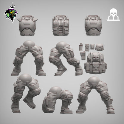SpaceNam Infantry Squad V2.0 x10 - Reptilian Overlords (Custom Order) - product image 4 of 5