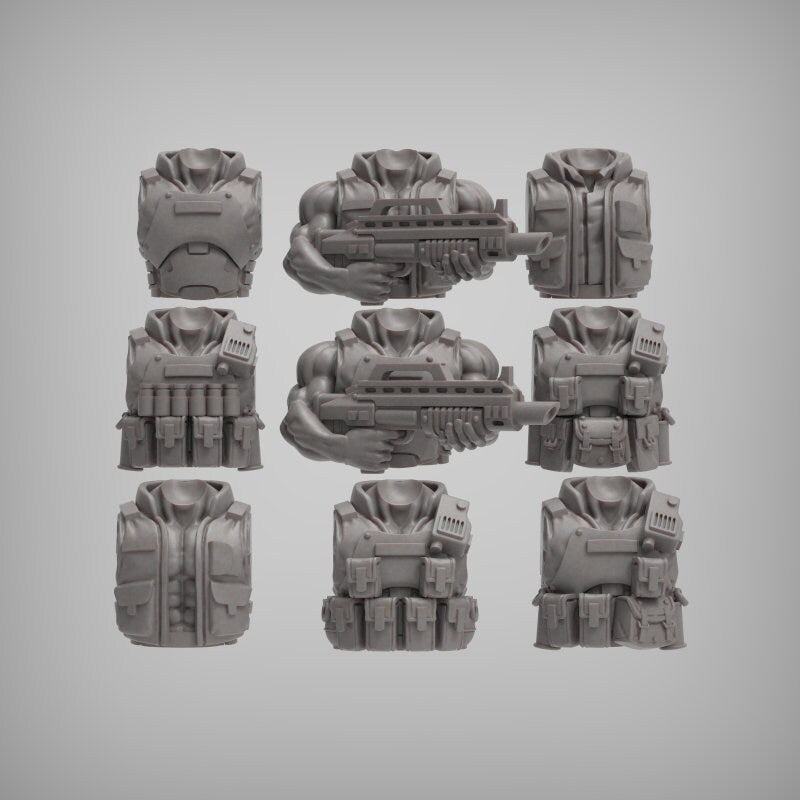 SpaceNam Infantry Squad V1.0 x10 - Reptilian Overlords (Custom Order) - product image 5 of 7
