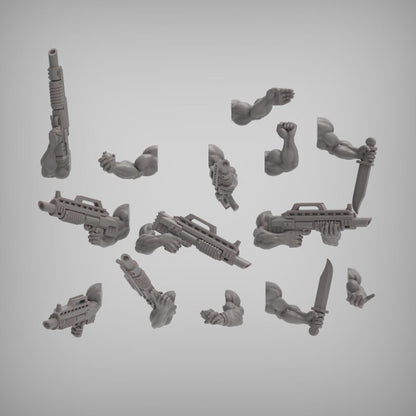 SpaceNam Infantry Squad V1.0 x10 - Reptilian Overlords (Custom Order) - product image 3 of 7