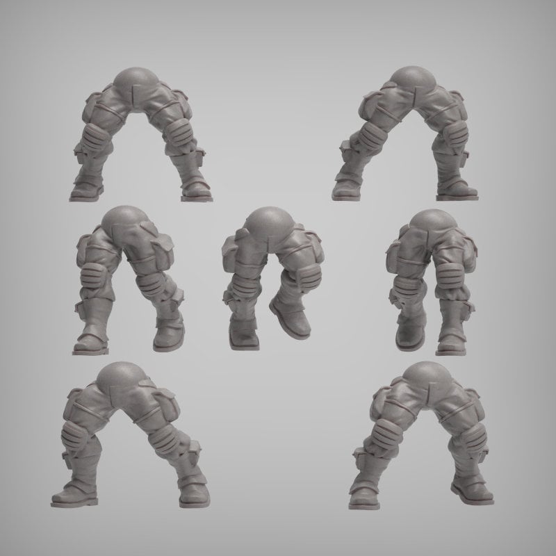 SpaceNam Infantry Squad V1.0 x10 - Reptilian Overlords (Custom Order) - product image 7 of 7