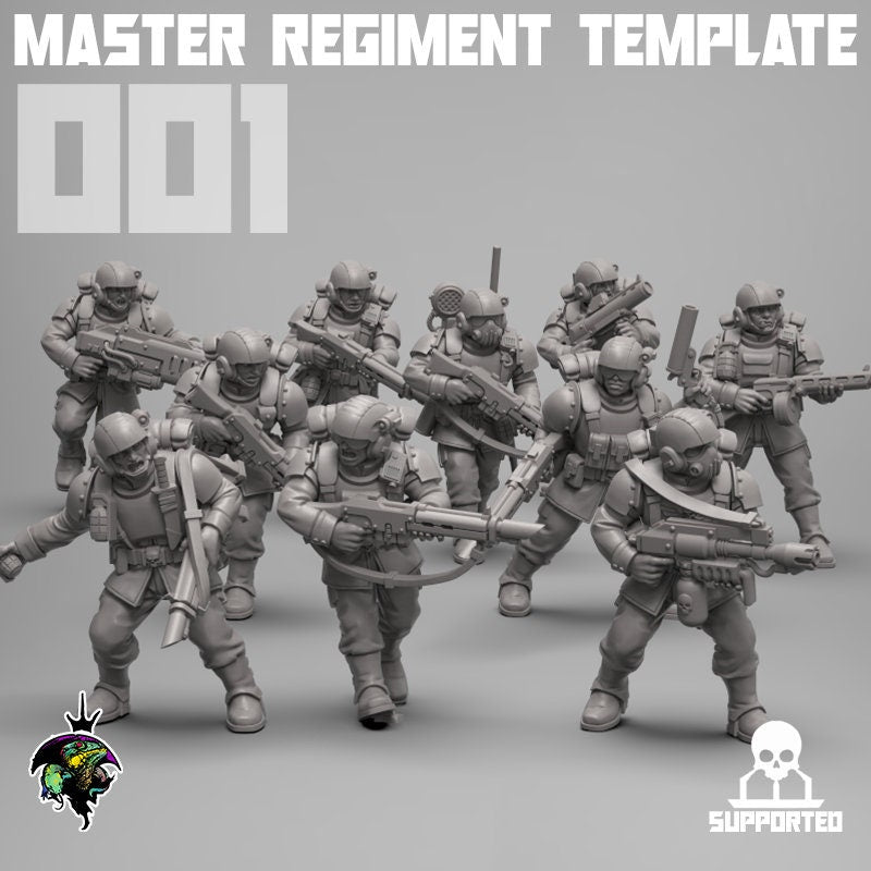 MRT Infantry Squad x10 - Reptilian Overlords (Custom Order) - product image 1 of 10