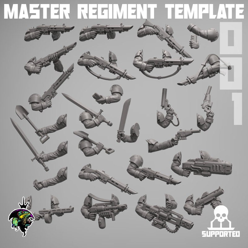 MRT Infantry Squad x10 - Reptilian Overlords (Custom Order) - product image 4 of 10