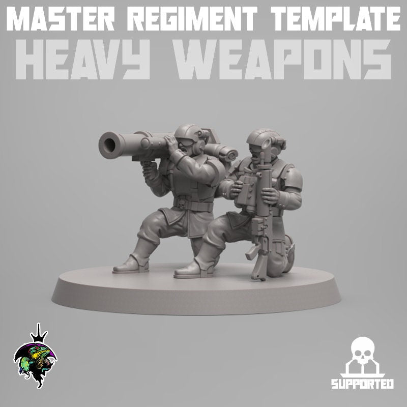 MRT Heavy Weapon Teams x3 - Reptilian Overlords (Custom Order) - product image 3 of 6