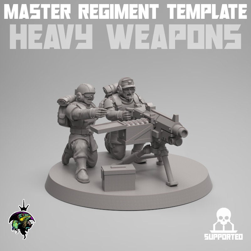 MRT Heavy Weapon Teams x3 - Reptilian Overlords (Custom Order) - product image 5 of 6