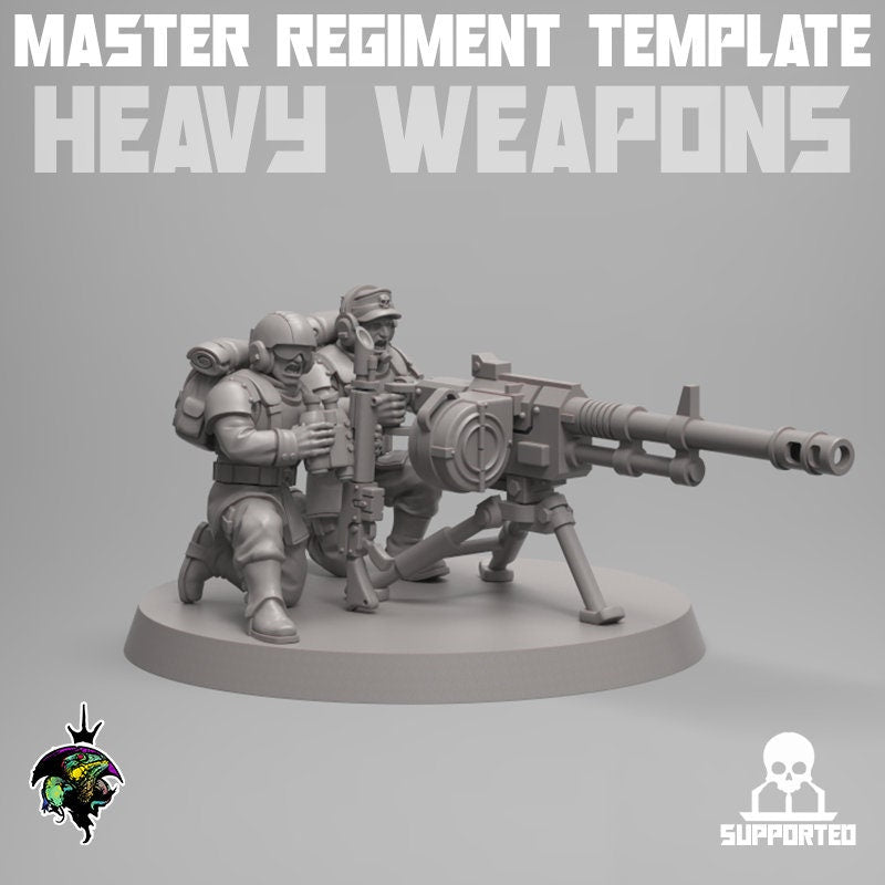 MRT Heavy Weapon Teams x3 - Reptilian Overlords (Custom Order) - product image 4 of 6