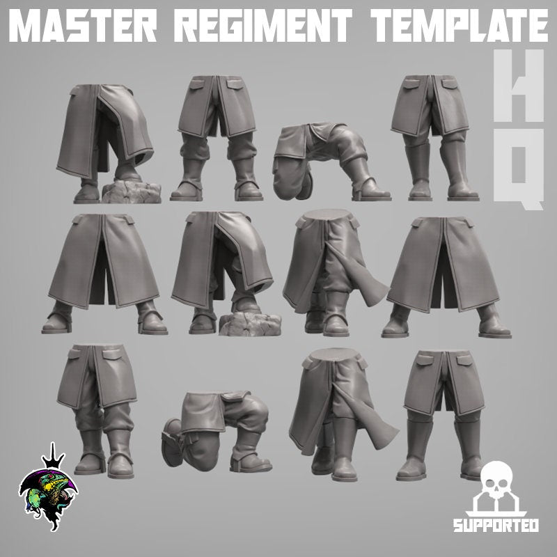 MRT Command Squad Upgrade Set - Reptilian Overlords (Custom Order) - product image 6 of 10