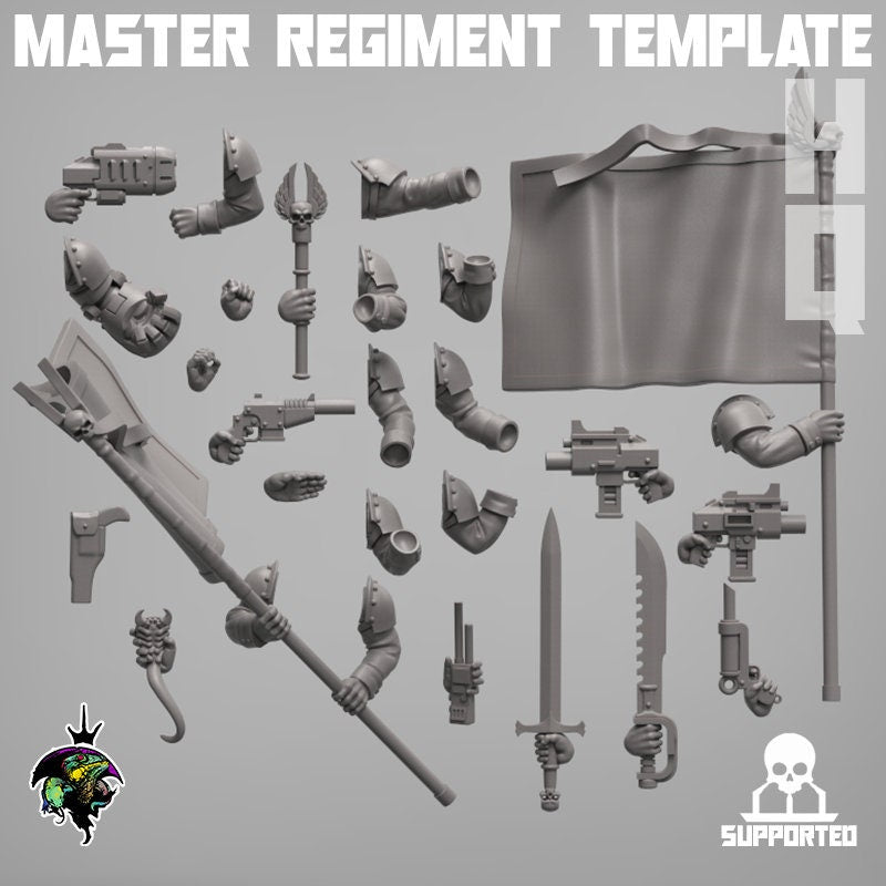 MRT Command Squad Upgrade Set - Reptilian Overlords (Custom Order) - product image 5 of 10