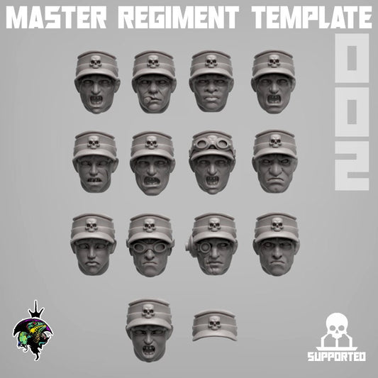 MRT - Heads Set 02 - Reptilian Overlords (Custom Order)
