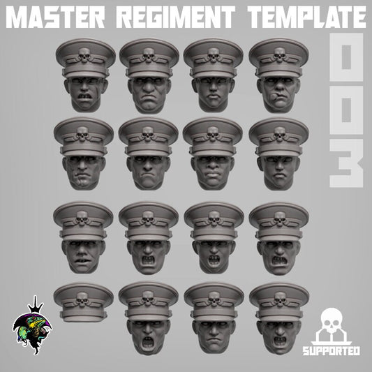 MRT Heads Set 003 - Reptilian Overlords (Custom Order) - product image
