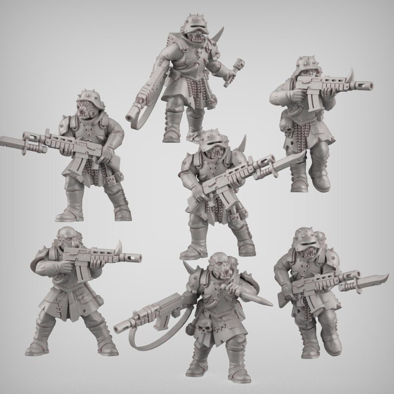 Heretic Squad x10 Reptilian Overlords (Custom Order) - product image