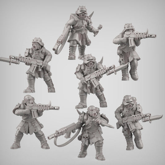 Heretic Squad x10 Reptilian Overlords (Custom Order) - product image