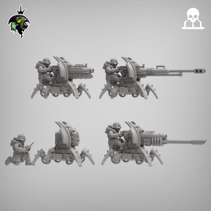Heretic Heavy Weapon Teams x3 Reptilian Overlords (Custom Order) - product image 1 of 2