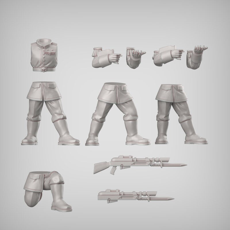 Praeto Legionnaire - Infantry Squad x10 - Reptilian Overlords (Custom Order)