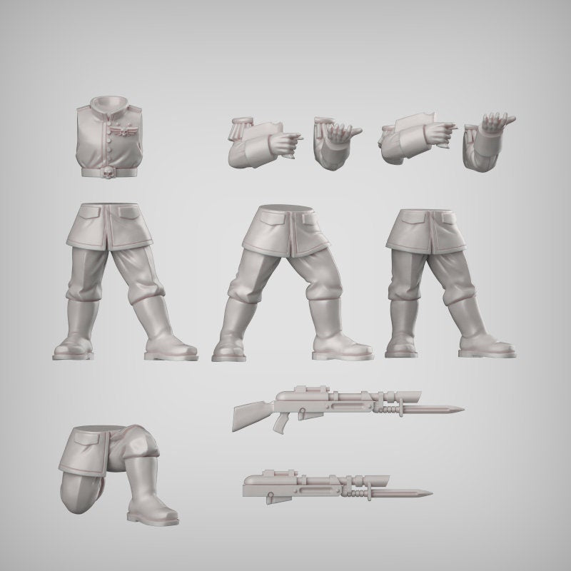 Praeto Legionnaire Infantry Squad x10 - Reptilian Overlords (Custom Order) - product image 4 of 4