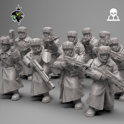 SpaceNaz- Squad x10 Reptilian Overlords (Custom Order) - product image 1 of 4