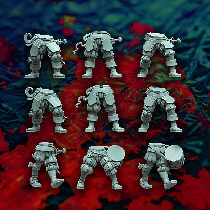 HRE Landsknecht Command x3 - Reptilian Overlords (Custom Order) - product image 6 of 7