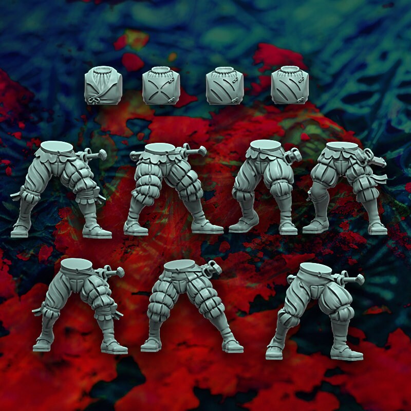HRE Landsknecht Handgunners and Crossbowmen x10 - Reptilian Overlords (Custom Order) - product image 6 of 6
