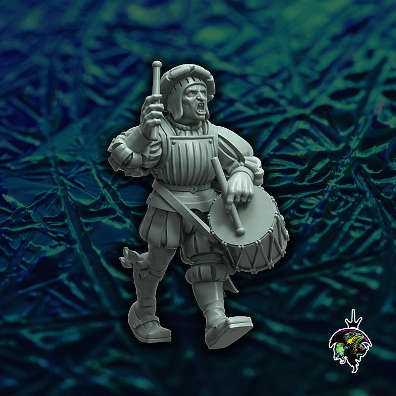 HRE - Landsknecht Spearmen and Halberdiers x10 - Reptilian Overlords (Custom Order)