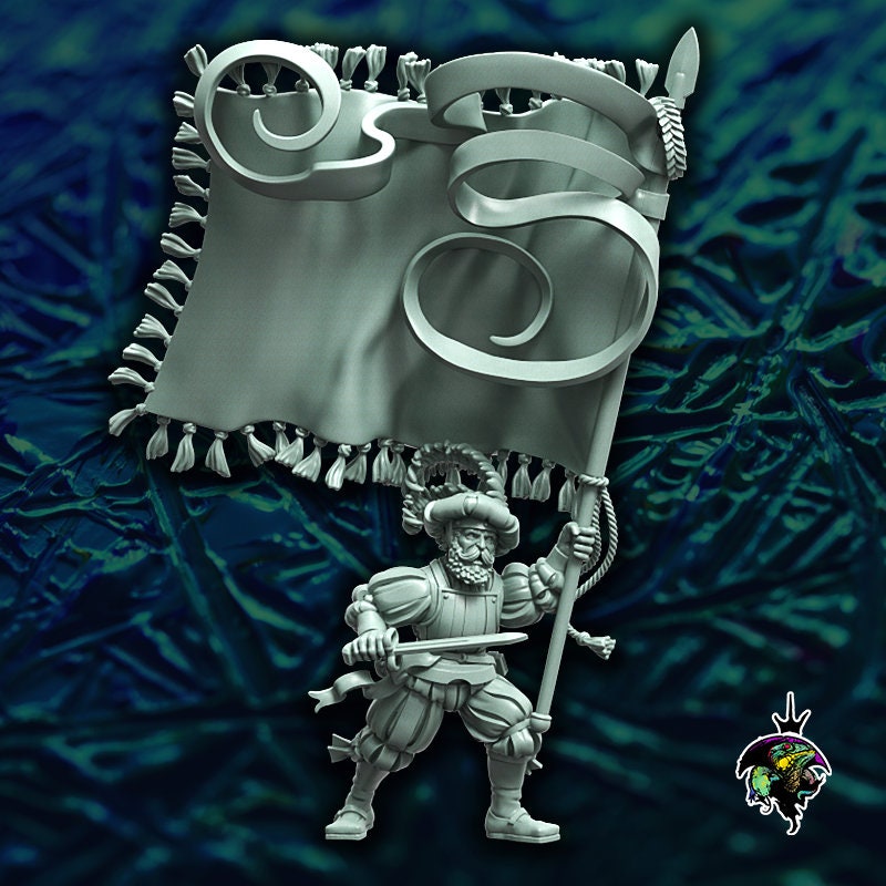 HRE Landsknecht Spearmen and Halberdiers x10 - Reptilian Overlords (Custom Order) - product image 6 of 10
