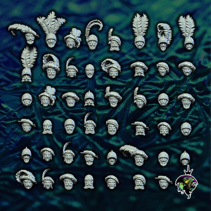 HRE - Landsknecht Spearmen and Halberdiers x10 - Reptilian Overlords (Custom Order)