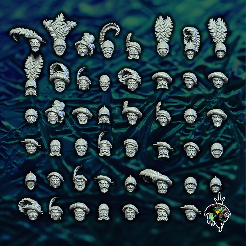 HRE Landsknecht Spearmen and Halberdiers x10 - Reptilian Overlords (Custom Order) - product image 10 of 10