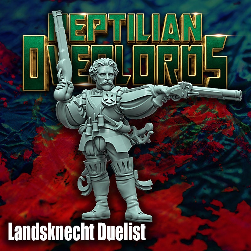 HRE Landsknecht Duelist - Reptilian Overlords (Custom Order) - product image 1 of 5