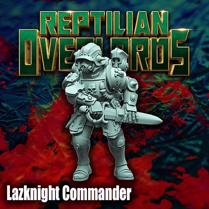 LazKnight Commander Reptilian Overlords (Custom Order) - product image 1 of 6