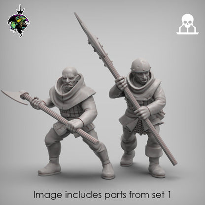 Fantasy Mercenaries and Militia EXPANSION set - Reptilian Overlords (Custom Order) - product image 6 of 10