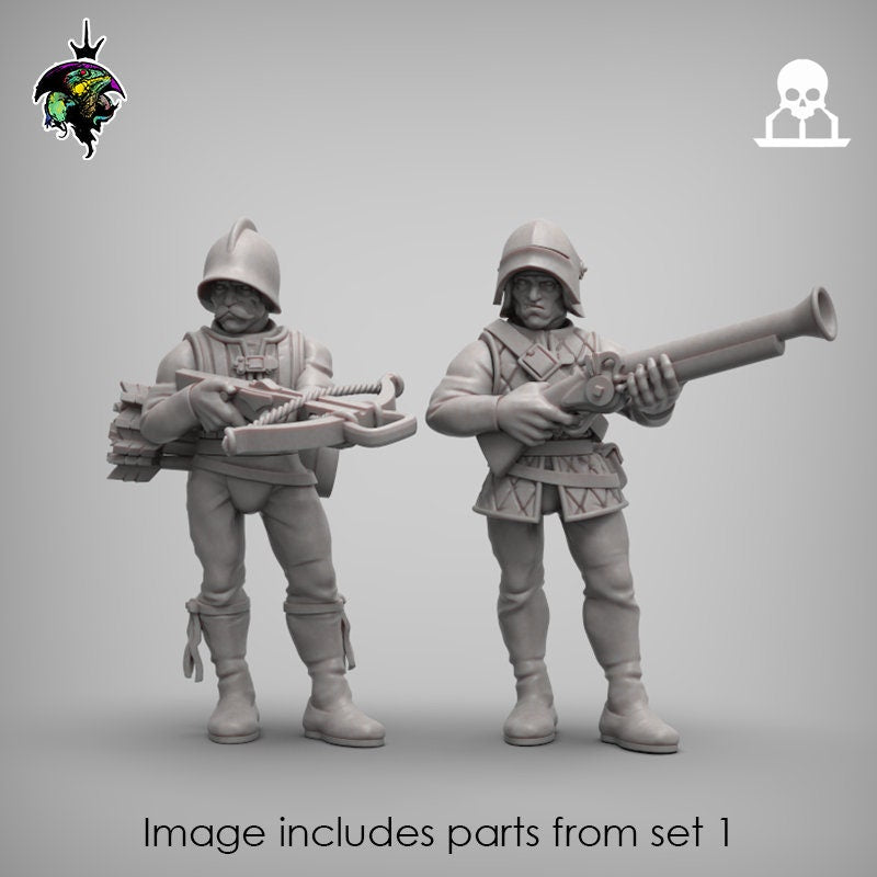 Fantasy Mercenaries and Militia EXPANSION set - Reptilian Overlords (Custom Order) - product image 8 of 10