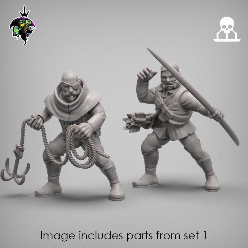 Fantasy Mercenaries and Militia EXPANSION set - Reptilian Overlords (Custom Order) - product image 9 of 10