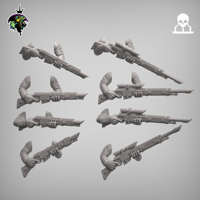 Sci-Fi Mercenaries and Militia EXPANSION set - Reptilian Overlords (Custom Order) - product image 2 of 7
