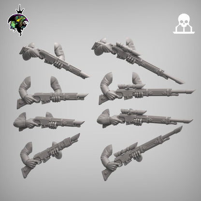 Sci-Fi Mercenaries and Militia EXPANSION set - Reptilian Overlords (Custom Order) - product image 2 of 7