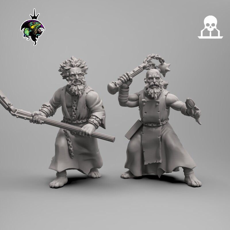 Fantasy Priests and Penitents x10 - Reptilian Overlords (Custom Order) - product image 6 of 10