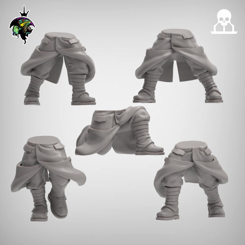 MRT Long Coat Legs Set x10 - Reptilian Overlords (Custom Order) - product image