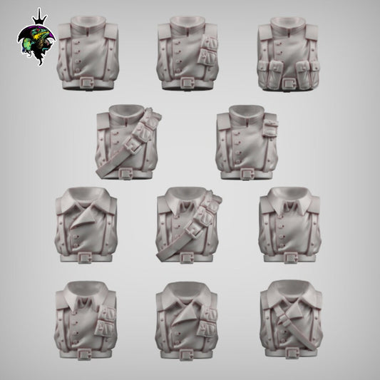 MRT Torso Set Tunics x10 - Reptilian Overlords (Custom Order) - product image