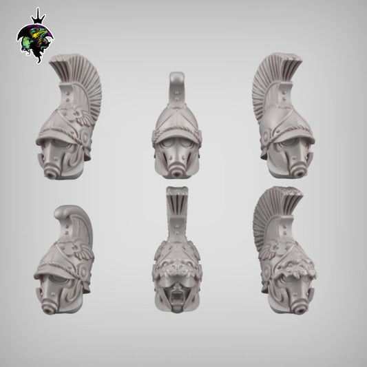 MRT - Heads Set Dragoons - Reptilian Overlords (Custom Order)