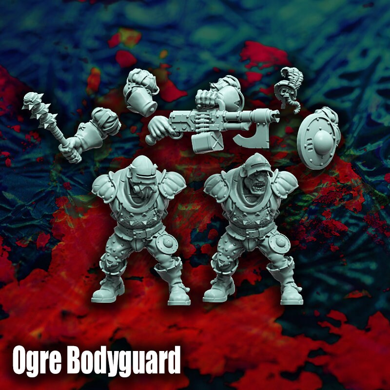 Ogre Bodyguard - Reptilian Overlords (Custom Order)
