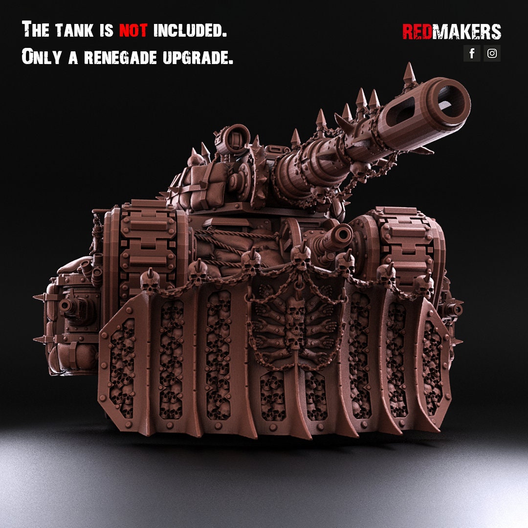 Red Makers Renegade Conversion Set for Legendary Battle Tank – Heretics (Custom Order) - product image 5 of 10