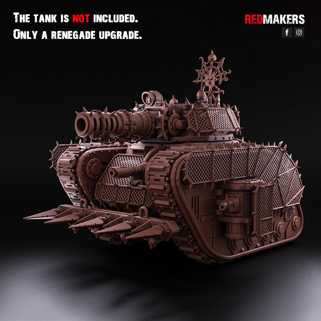 Red Makers Renegade Conversion Set for Legendary Battle Tank – Heretics (Custom Order) - product image 8 of 10